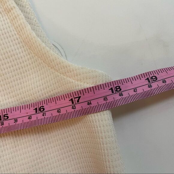 REBECCA MINKOFF IVORY SLEEVELESS SHIFT DRESS, Lace V neck details sz Medium - Picture 8 of 11